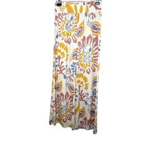 Munki Munki Peanuts Snoopy Print Wide-Leg PajamaLounge Pants Small Multicolor